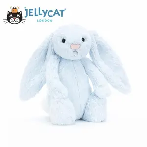 Jellycat Bashful Bunny Plush Toy with Gift Bag, Soft Long Ear Rabbit Stuffed Animal, Cute Baby Shower Gift, Nursery Decor, Kids Birthday Gift