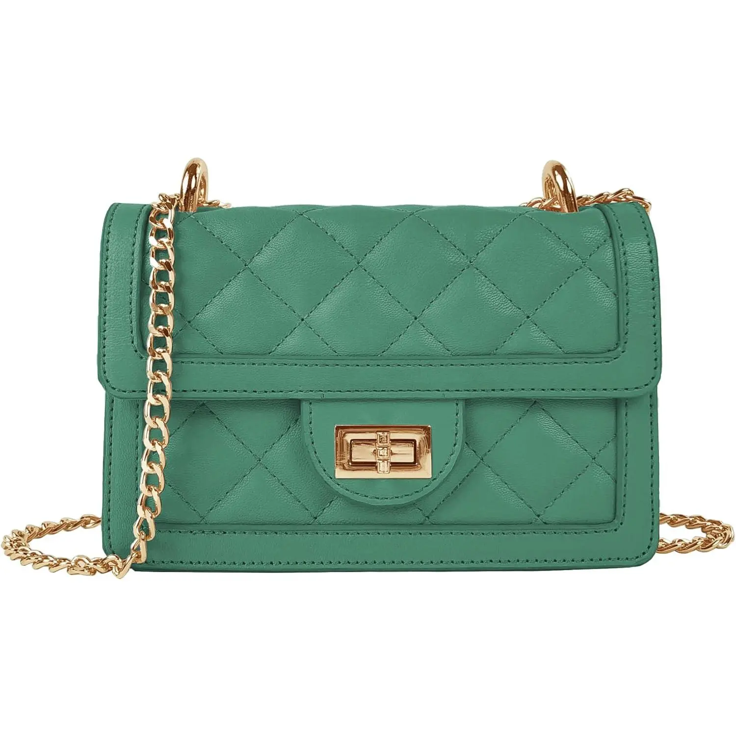 Small Quilted Crossbody Bag, Trendy Designer Mini  Bag, Phone Wallet Purse for Women
