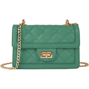 Small Quilted Crossbody Bag, Trendy Designer Mini  Bag, Phone Wallet Purse for Women