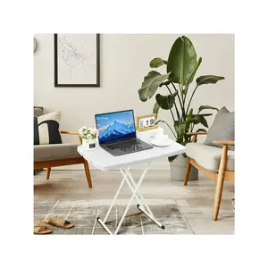 Folding Table, Plastic Personal Foldable Tables, Adjustable Rectangular Dining Table, Simple Bedside Square Table, For Party, Dining, Events, Picnic Indoor, Outdoor, Camping