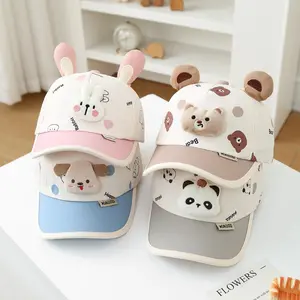 Kids Cartoon Baseball Cap, Adjustable Peaked Hat for Boys & Girls (Spring & Autumn)