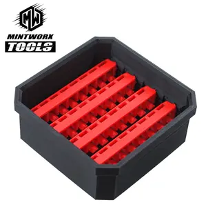 Small Square Milwaukee Bin and Bit Holder Kit | Slim Packout