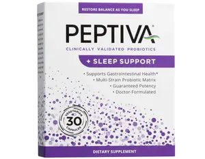 Peptiva 26 Billion CFU Probiotic and Sleep Support
