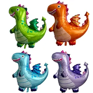 Dragon Balloon Set – Jumbo Foil Party Decor (4-Piece Set)