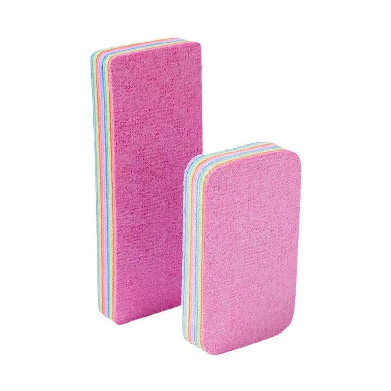 Rainbow SpongeReusable Multifunctional 12-LaverComfortable Water Molecule RainbowCleaning Cloth