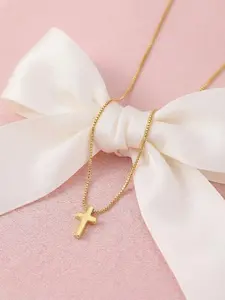 Elegant Cross Necklace for Women, Minimalist Chain, Simple Religious Jewelry, Perfect Gift for Christian Ladies, Daily Wear Accessory