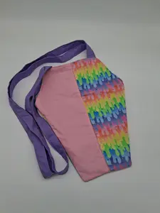pastel rainbow slime v. 1 coffin tote