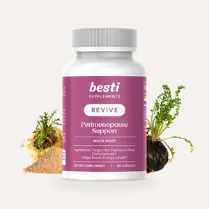 Women's Perimenopause Support: Revive - Symptom-targeted Supplement for Hot Flashes 60 Capsules Healthcare Dietary