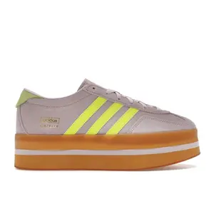 adidas Women's Gazelle Stack Ice Lavender Solar Yellow Gum, from StockX