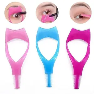 3 PCS Mascara Guard Eyelash Applicator Tools - 3 in 1 Upper & Lower Mascara Shield Applicator Guard, Mascara Separator Tool for Eyelash Care