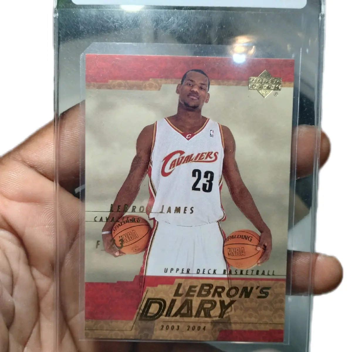 2003-04 LeBron James ROOKIE Upper Deck Lebron's Diary RC LJ8 Cleveland Cavaliers