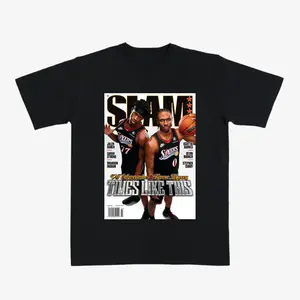 Tyrese Maxey + VJ Edgecombe Sixers Basketball T-Shirt – Slam Style Graphic Tee Featuring Times Like This Design, Fan Gift