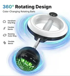 360° Rotating Wrist and Forearm Trainer (Unisex), an upper-body strength training tool for the arms, shoulders, and chest; portable fitness equipment for home and gym use