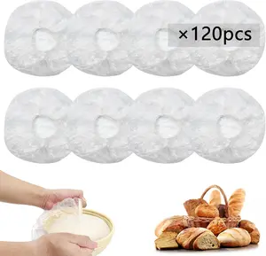 120pcs Reusable Shower Caps for Sourdough Bread Proofing - Lightweight and Durable - Kitchen