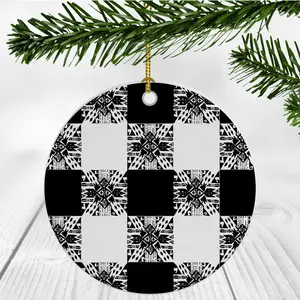 "Buffalo Gal's Plaid" Ornament