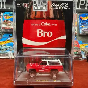 M2 Machines Coca-Cola Share a Coke Bro Red 1973 Chevrolet K5 Blazer H22
