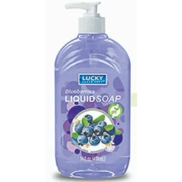 Lucky Liquid Hand Soap 14 Fl Oz Blueberry