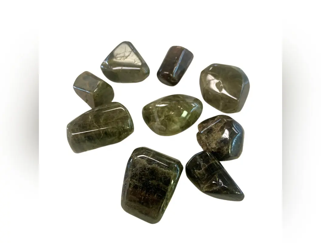 Rare Green Kyanite Tumbled Stone, Natural Crystal for Jewelry Accessories & Decorations, Crystals