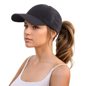 Women's Quick-Dry Fabric Baseball Cap Sun Hat - Lightweight Mesh, UV Protection for Outdoor Sports - Multiple Colors for Comfort