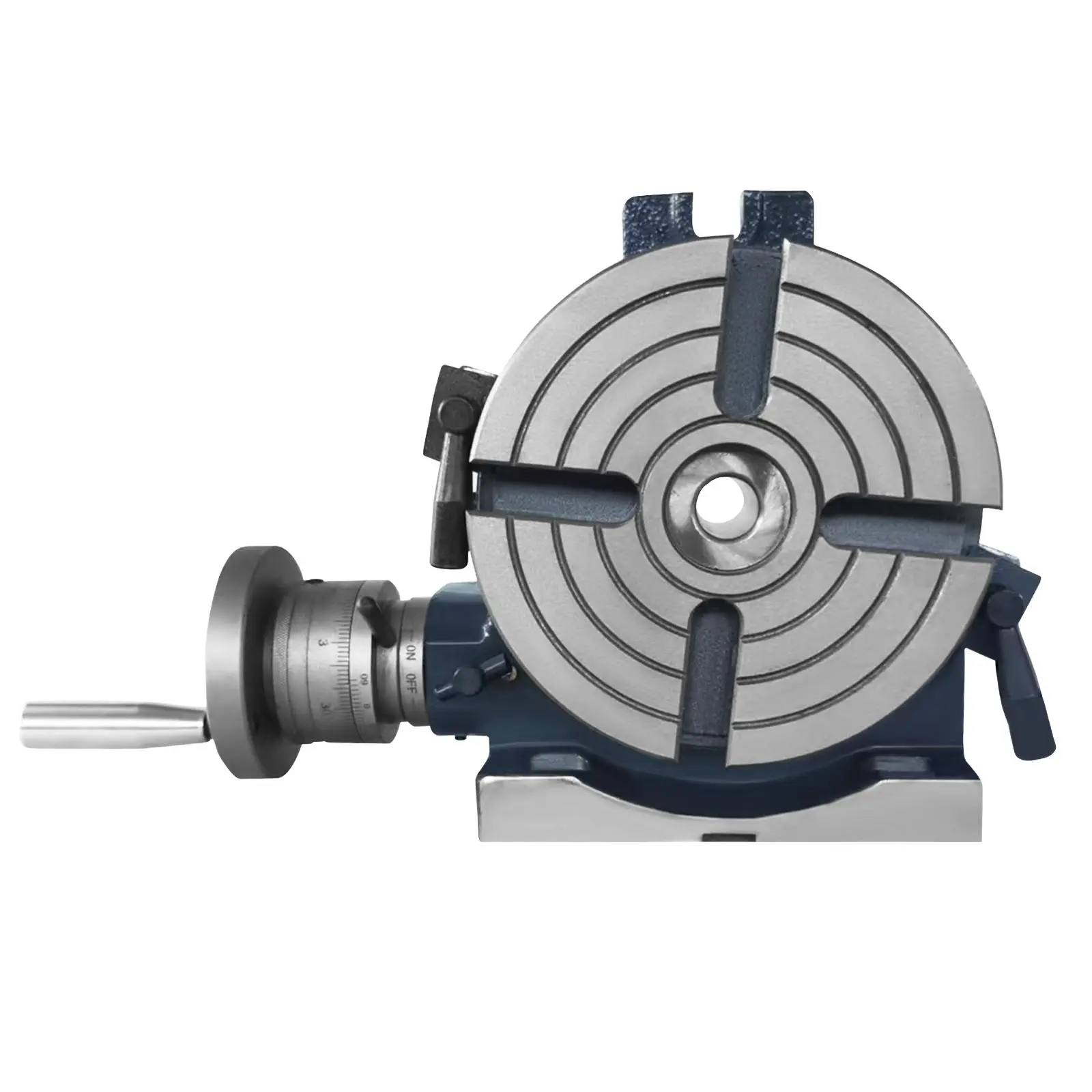 150mm 6-inch milling machine, horizontal indexing disc, milling machine rotating table, dividing head, vertical dual-purpose manual simple turntable