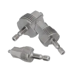 1pc 3-in-1 Three-Blade Thread Drill Bit Tapping Drilling Expansion 4/6 Point 1inch PPR Step Drill Bits For Pipe Repair Drilling