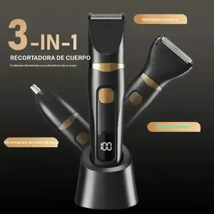 Intelligent electric body shaving device - for trimming underarm hair, groin area, private parts, suitable for both men and women - replaceable head