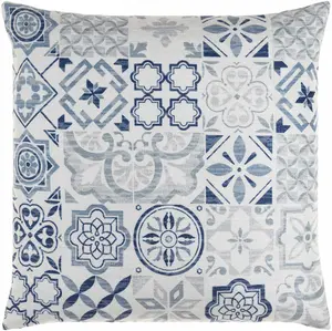 Etan Blue Mosaic Accent Pillow Etan Blue Mosaic Accent Pillow