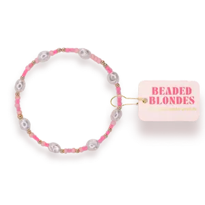 Flamingo Sprinkle Pearl Bracelet