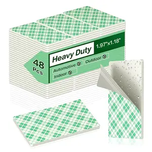 Heavy-Duty Dual-Sided Tape 24/48 Pieces, Eva Foam Adhesive Pad, Durable Rectangular Tape for Walls, Floors, Doors, Outdoor Use