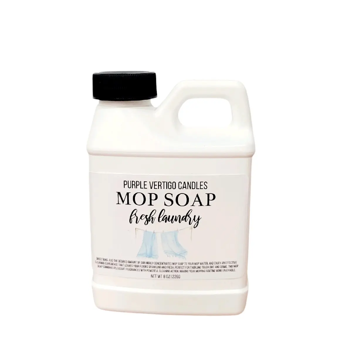 MINI small Mop Soap 8 oz - Cleaner for floors - Household Cleaning Product MINI small Mop Soap 8 oz - Cleaner for floors - Household Cleaning Product