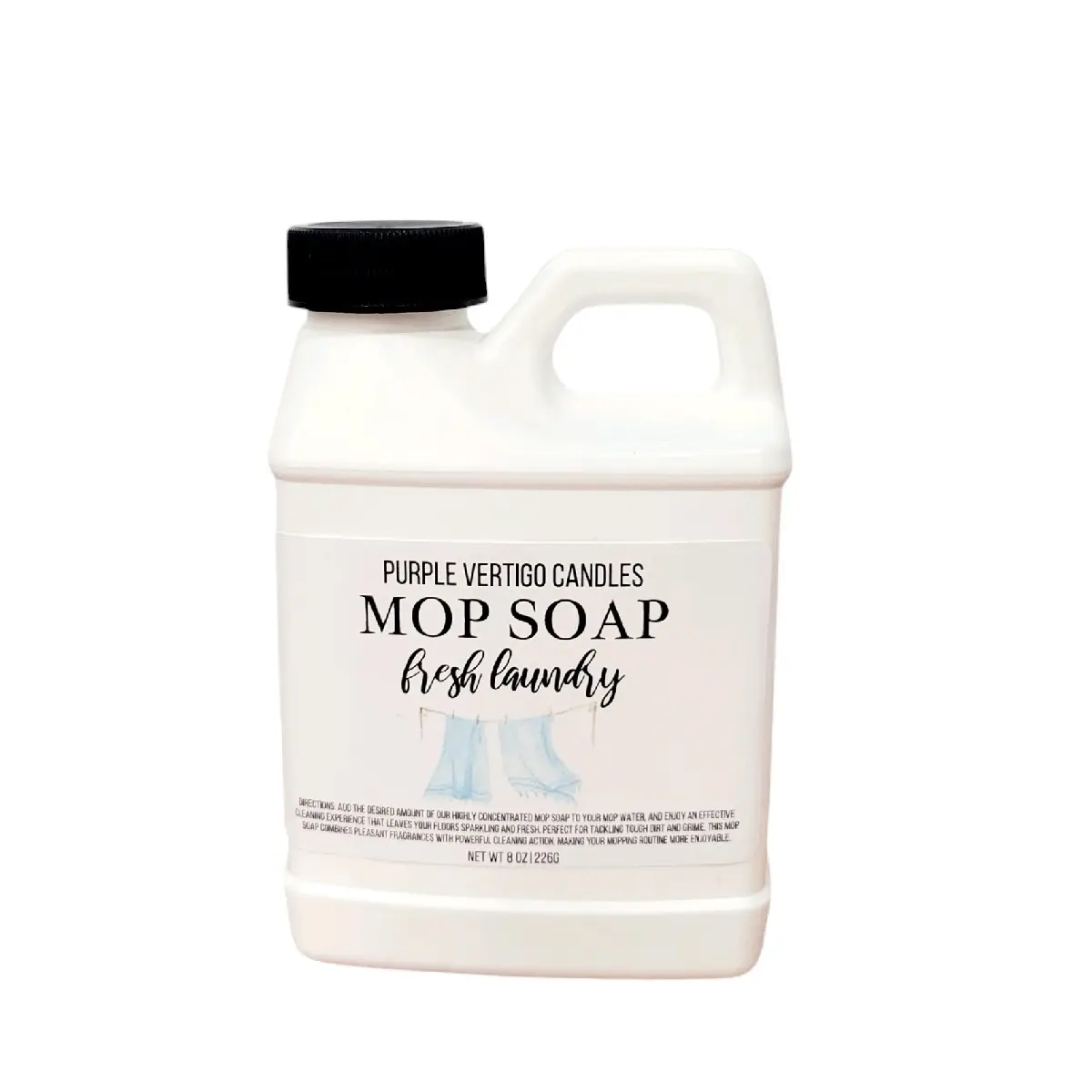 MINI small Mop Soap 8 oz - Cleaner for floors - Household Cleaning Product