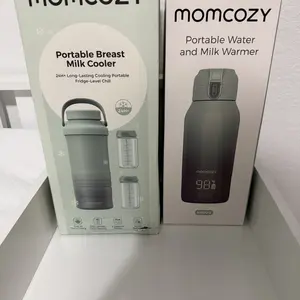 Momcozy 22oz Portable Breast Milk Cooler for Outdoor & Momcozy Portable Milk Warmer for Travel