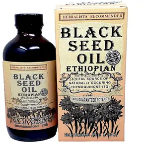 Ethiopian Black Seed Oil 8oz Black Cumin Seed Oil, Natural Nigella Sativa. 3 Times More Thymoquinone, Cold Pressed oil