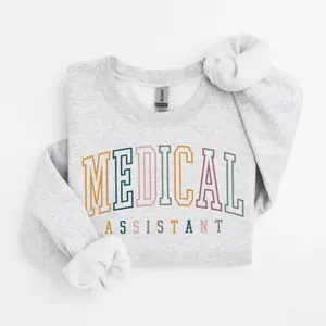 Medical Assistant, CMA MA Student School Grad Gift, Clinical Specialized Crewneck, Unisex Nurse Assistant Sweatshirt