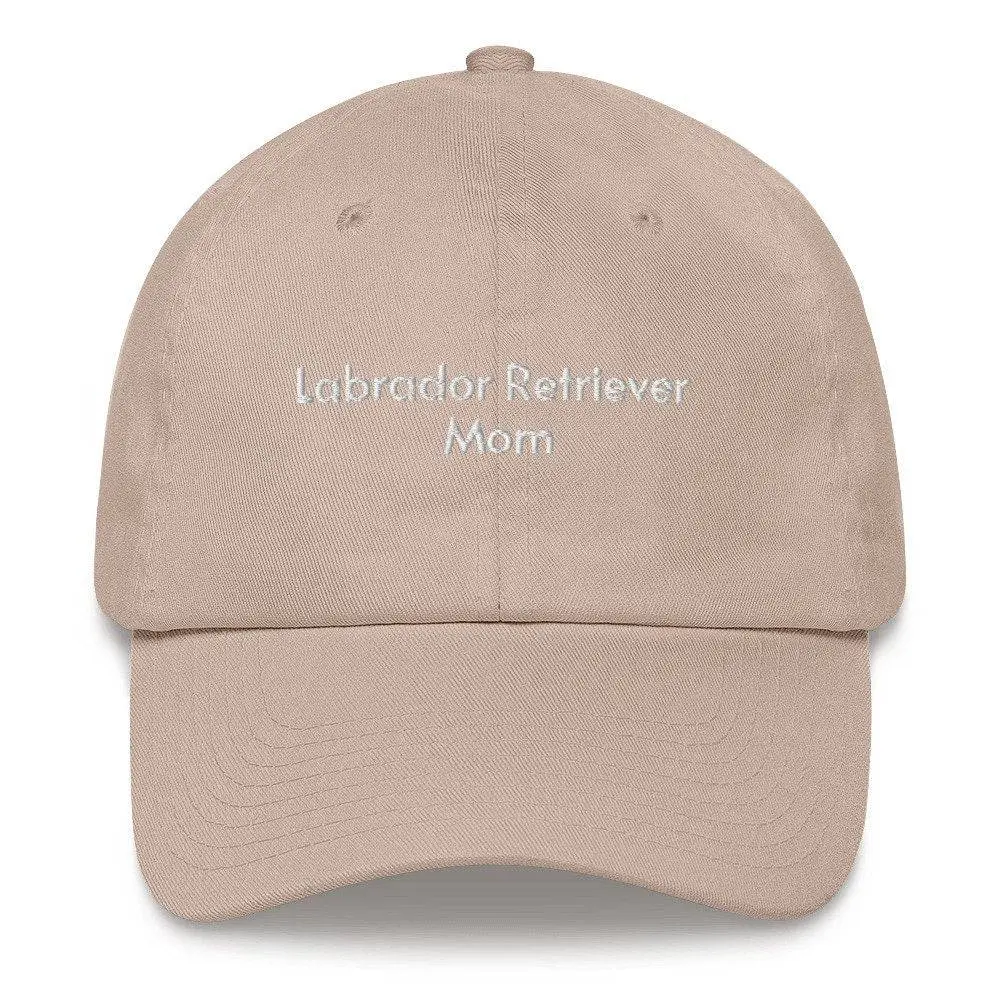 Labrador Retriever Mom Embroidered Hat