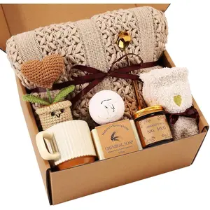 Get Well Soon  Baskets for Women Self Care Gifts,  Care Package After  Inspirational Thinking of You Sympathy Gifts,Christmas Birthday  for Women  Mom Sister Grandma