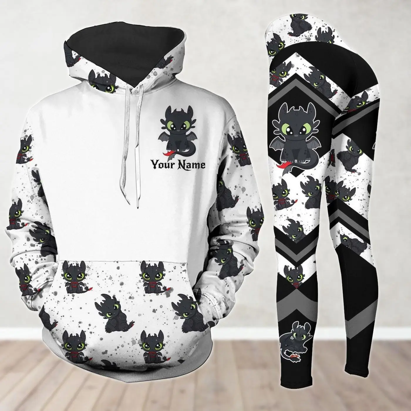 Custom Toothless Hoodie, Night Fury Leggings, How To Train Your Dragon Shirt, Movie Hoodie, Toothless Lover Gift For Her Him