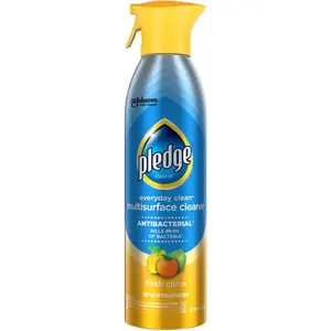 S. C. Johnson  hygienic Multisurface Pledge Cleaner, Blue - Pack of 6, Household, Hygienic Clean, Surface Cleaning