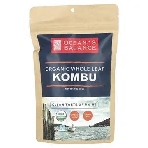 Ocean's Balance Organic Whole Leaf Kombu , 1 oz (28 g)