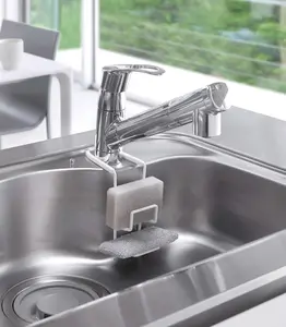 Yamazaki Home Double Faucet-Hanging Sponge Holder