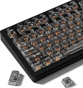 Womier Crystal Jelly keycaps ,Transparent  Style Cute keycap for All US Layout Cherry Mx Mechanical Keyboard