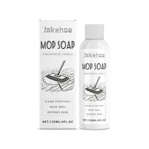 Jakehoe Mop Soap Concentrated Formula for Mops Hardwood Floors & Tiles Daily Maintenance Refurbishing Detergent 120ml