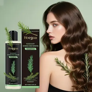 Rosemary Volumizing Shampoo | Contains Rosemary Extract, Deep Cleaning, Mild Moisturizing, Plumping Herbal Essence, Suitable for All Hair Types, Daily Use, Unisex-Adult, Liquid, Hoegoa