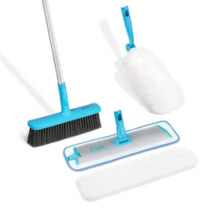 E-Cloth Easy-Click 4-in-1 Dusting & Floorcare Kit E-Cloth Easy-Click 4-in-1 Dusting & Floorcare Kit