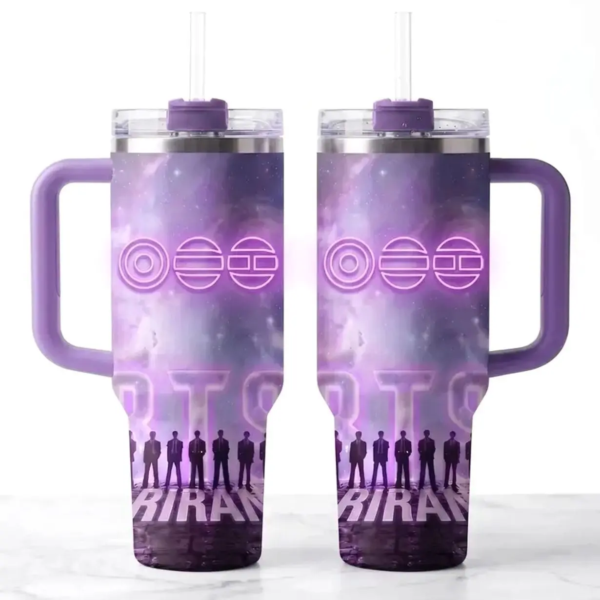 Arirang World Tour 2026 KPOP Inspired Tumbler 40oz/20oz Cup, Fans Merch, Insulated Travel Mug with Straw Lid, Gift for fans