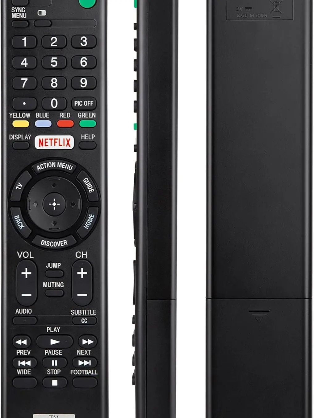 Universal for Sony TV Remote Control Replacement Compatible with Sony Bravia Smart LCD LED HD TVs RMT-TX100U