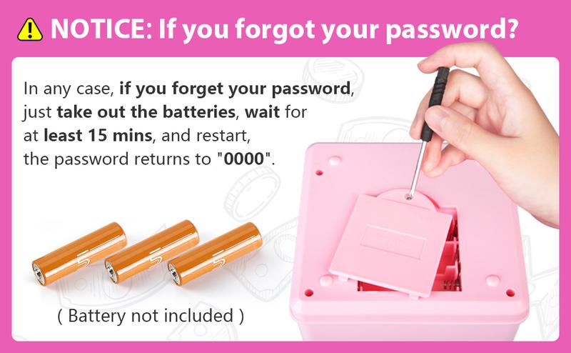 Pink Piggy Bank for Kids with Password Code Lock and Auto Grab Bill Slot, Real Money Cash Coin Can Saving Box Electronic Money Safe Bank, Hot Gift for 4 7 8 9 10 11 Year Old Boys Girls Pink Piggy Bank for Kids with Password Code Lock and Auto Grab Bill Slot, Real Money Cash Coin Can Saving Box Electronic Money Safe Bank, Hot Gift for 4 7 8 9 10 11 Year Old Boys Girls