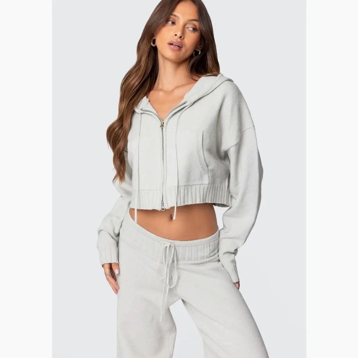 Russell Knit Hooded Cardigan
