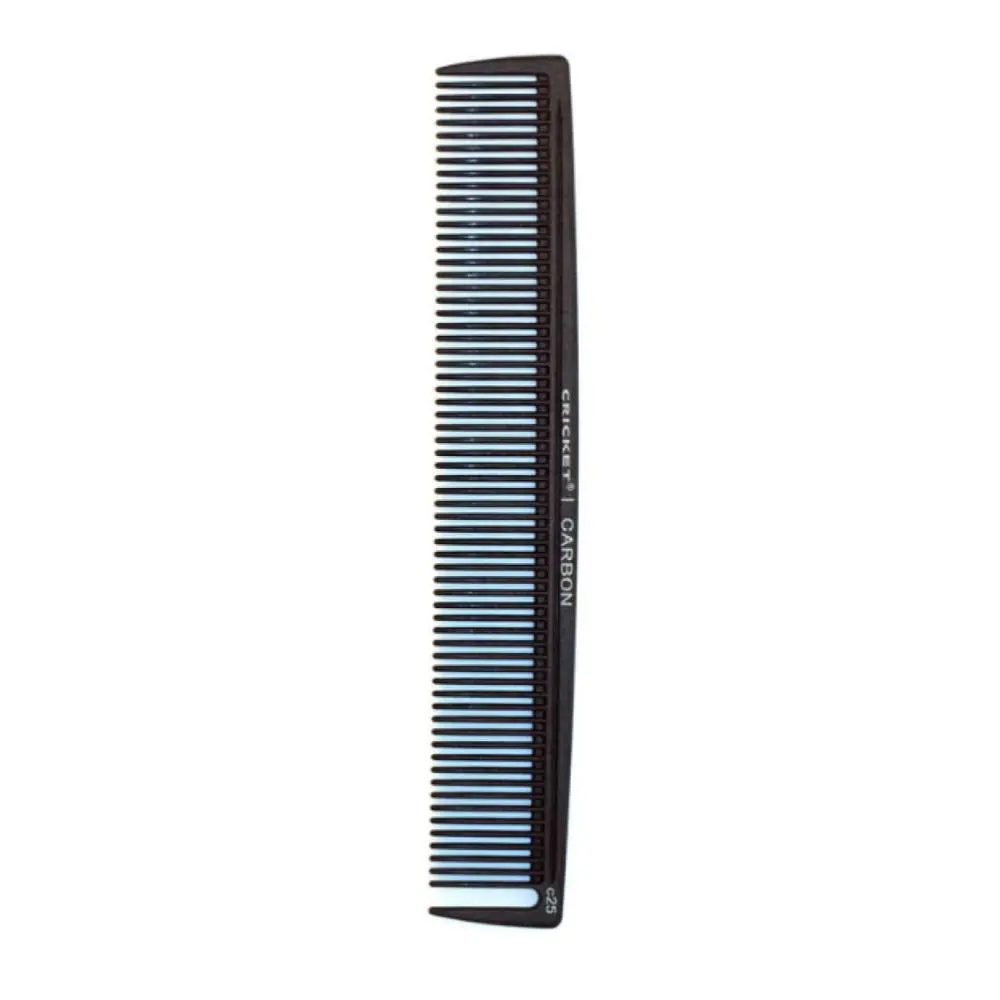 Cricket C25 Carbon All-Purpose Comb - Heat Resistant & Static-Free Hair Dye Tool with Sectioning Pick for Curly & Textured Hair