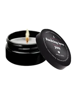 Kama Sutra Mini Massage Candle - 2 Oz I Fucking Love You